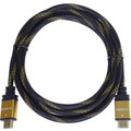 PremiumCord GOLD HDMI High Speed + Ethernet kabel, zlacené konektory, 1m_70552163