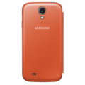 Samsung flipové pouzdro S-view EF-CI950BO pro Galaxy S4, oranžová_2010666251