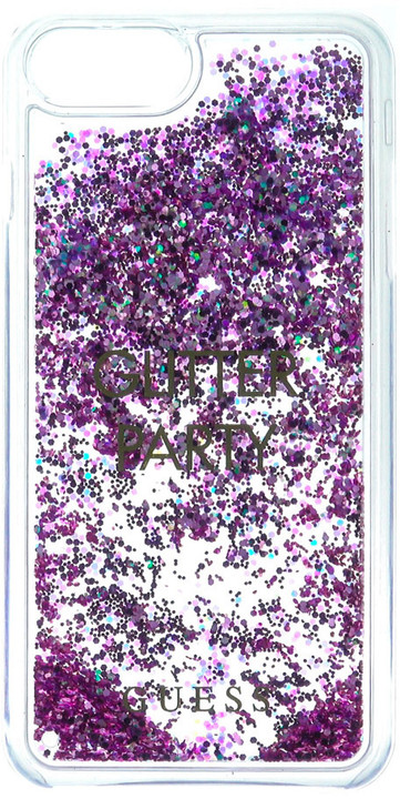 Guess Liquid Glitter Hard Party Purple pouzdro pro iPhone 7 Plus_1504580555