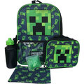 Batoh Minecraft - Creeper, školní set, dětský, 17L_513181534