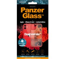 PanzerGlass ochranný kryt ClearCase pro iPhone 12 mini, antibakteriální, červená_968777414