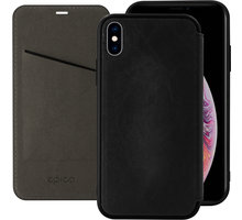 EPICO flipové pouzdro s magnetic closure iPhone Xs, černá_1697743089
