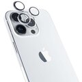 EPICO hliníkové tvrzené sklo na čočky fotoaparátu pro iPhone 14 Pro/14 Pro Max, stříbrná_686068612