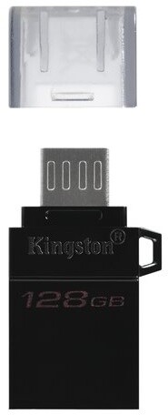 Kingston DataTraveler microDuo 3 G2 - 128GB, černá_2111427279