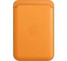 Apple kožená peněženka s MagSafe pro iPhone, oranžová_1883863631