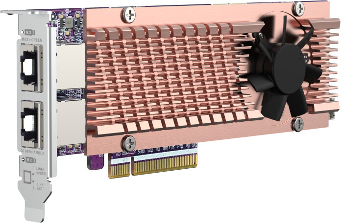 QNAP QM2-2P410G2T - rozšiřující karta pro disky SSD M.2 2280 PCIe, (Gen4 x8)_2031345786