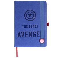 Zápisník Marvel - Captain America: The First Avenger, bez linek, pevná vazba, A5