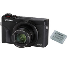 Canon PowerShot G7 X Mark III, černá + Battery kit