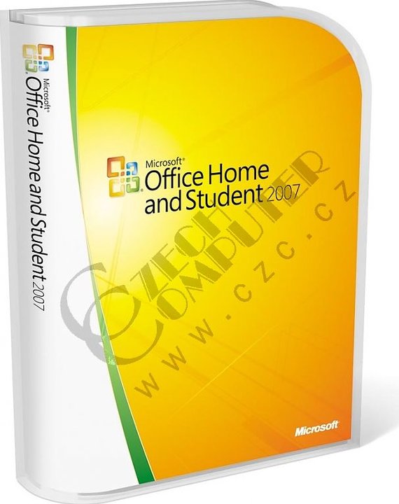 Microsoft Office Home and Student 2007 CZ CD_942039561