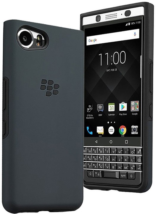 BlackBerry pouzdro Dual Layer pro BlackBerry Keyone, černo-modrá_544103569