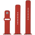 FIXED set silikonových řemínků Silicone Sporty pro Apple Watch 38/40/41mm, červená_1431576892
