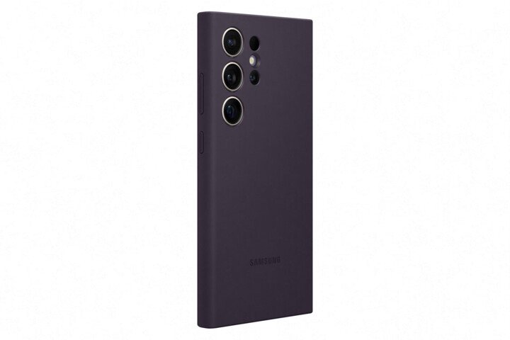 Samsung silikonový zadní kryt pro Galaxy S24 Ultra, tmavě fialová_177254939