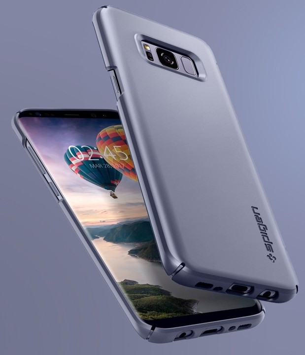 Spigen Thin Fit pro Samsung Galaxy S8, gray orchid_1121795165