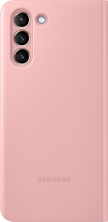 Samsung flipové pouzdro Clear View pro Galaxy S21, růžová_31405934