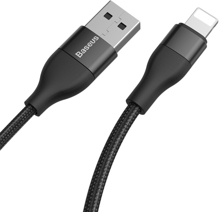 Baseus nabíjecí / datový kabel 2v1 USB-A +USB-C - Lightning, 18W, 1m, černá_954433755