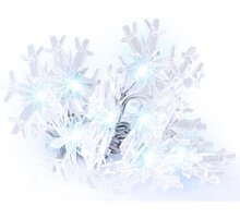 Retlux vánoční girlanda s vločkami RXL 480, 10LED, 1.35m, studená bílá_850280424