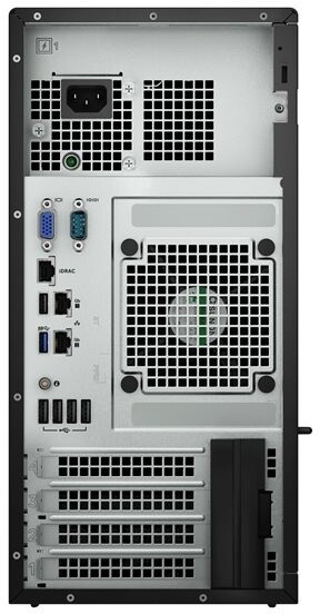 Dell PowerEdge T150, E-2334/16GB/1x2TB 7.2K/H355/2xGLAN/iDRAC 9 Basic/3Y On-Site