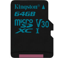 Kingston Micro SDXC Canvas Go! 64GB 90MB/s UHS-I U3_1130463105