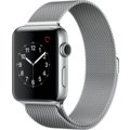 Apple Watch 2 42mm Stainless Steel Case with Silver Milanese Loop