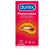 Kondomy Durex Pleasuremax, vroubky a výstupky, 12ks Poukaz 200 Kč na nákup na Mall.cz