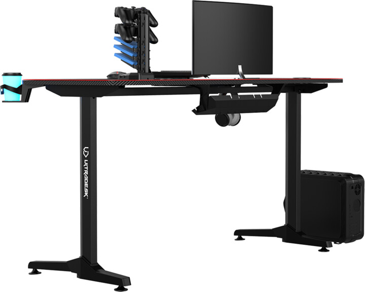 Ultradesk Frag, černý/červený_170576692