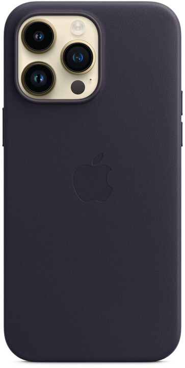 Apple kožený kryt s MagSafe pro iPhone 14 Pro Max, inkoustově fialová_1266569957