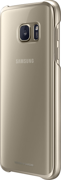 Samsung EF-QG930CF Clear Cover Galaxy S7, Gold_1208216821