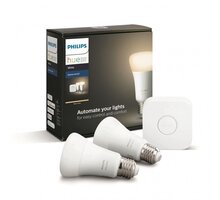 Philips žárovka Hue E27, LED, 9W, 2ks + bridge - 2. generace s BT_760219058