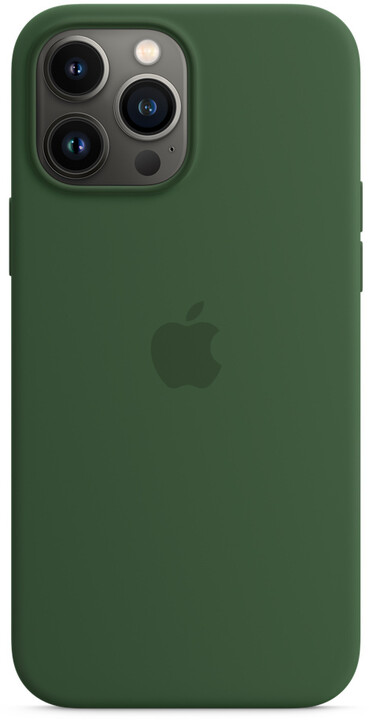Apple silikonový kryt s MagSafe pro iPhone 13 Pro Max, jetelově zelená_741124257