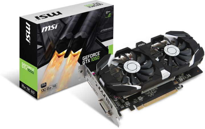 MSI GeForce GTX 1050 2GT OC, 2GB GDDR5_537855483