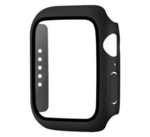 COTEetCI polykarbonátové pouzdro s ochranou displeje pro Apple Watch 7 41mm, černá
