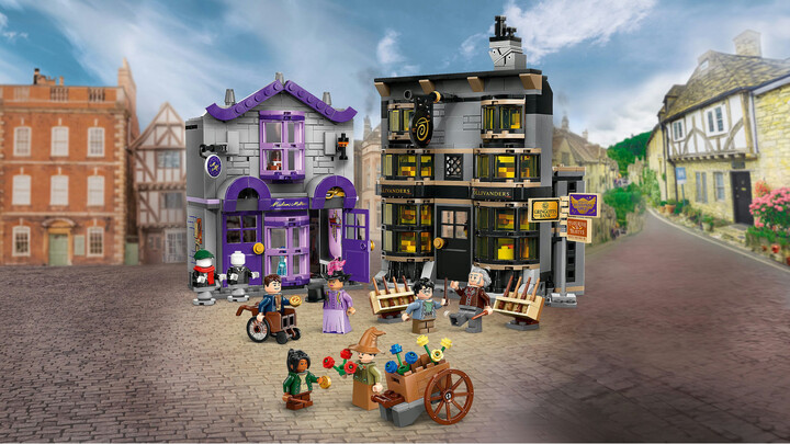 LEGO® Harry Potter™ 76439 Ollivanderův obchod a Obchod madame Malkinové_1098918848