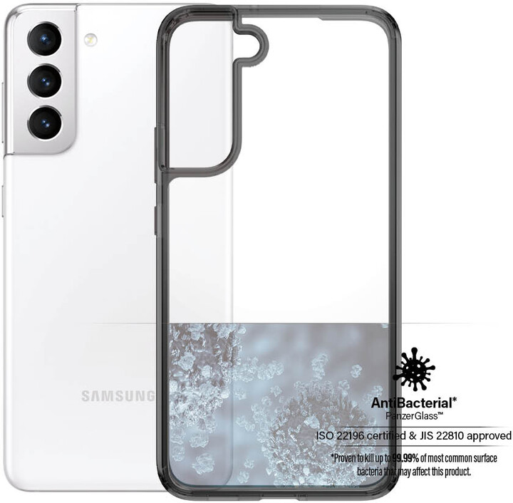 PanzerGlass ochranný kryt HardCase pro Samsung Galaxy S22, Crystal Black edition, černá_137550347