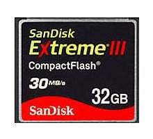 SanDisk CompactFlash Extreme III 32GB_252852341