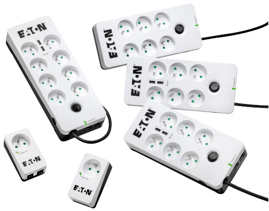 Eaton Protection Box 6 USB FR, 6x zásuvka, 10A, 2xUSB
