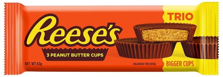 Reese's Trio Peanut Butter Cups, 63g