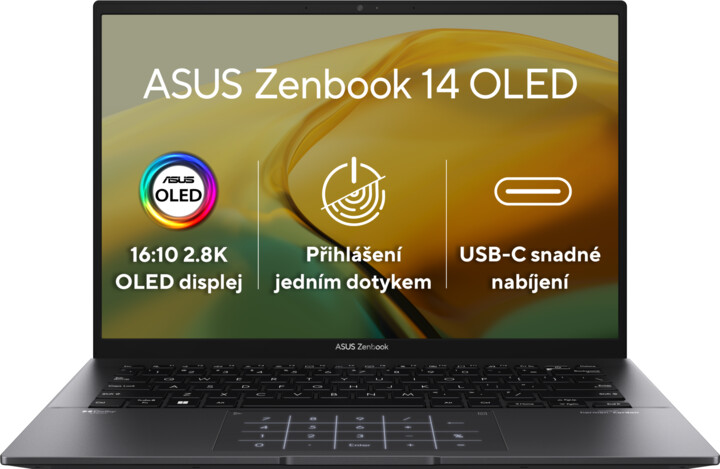 ASUS Zenbook 14 OLED (UM3402, AMD Ryzen 5000 series), černá_135677811