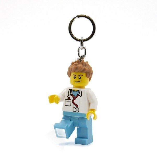 Klíčenka LEGO Iconic Doktor, svítící figurka_527692241