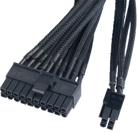 Akasa (AK-CBPW06-40BK), Flexa P24, 24 pin ATX PSU 40cm extension cable_1229182175