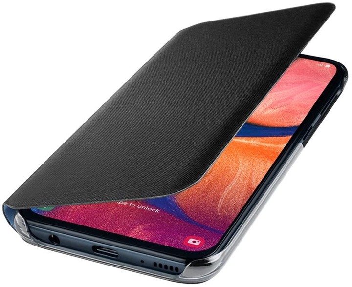 Samsung flipové pouzdro Wallet Galaxy A20e, černá_549922798