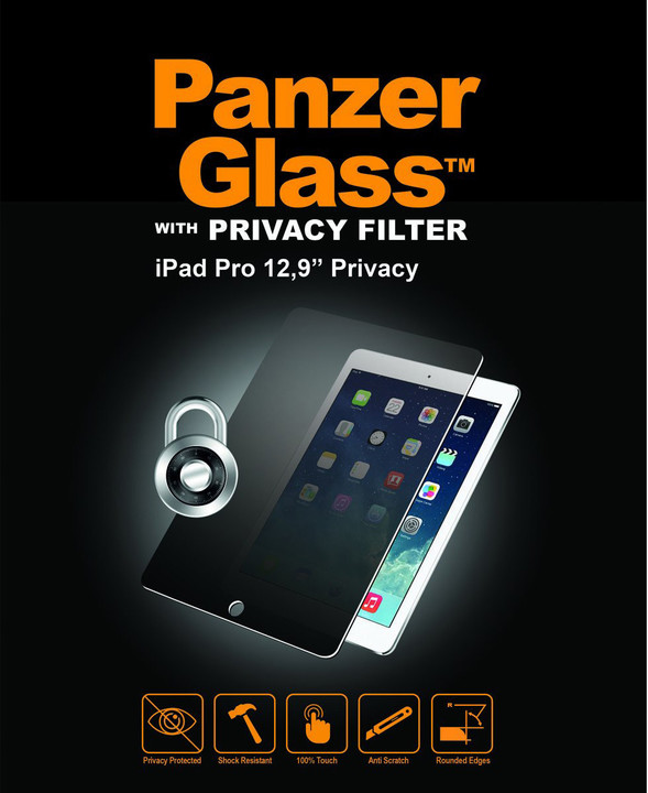 PanzerGlass Edge-to-Edge Privacy pro Apple iPad Pro 12,9&quot; Landscape, čiré_942092591