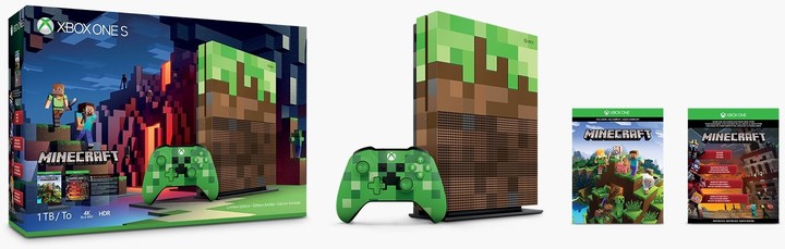 Konzole Microsoft XONE S, 1TB, Minecraft Limited Edition (v ceně 6990 Kč)_2031973373