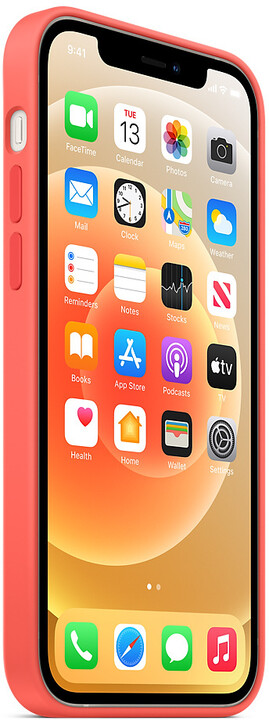 Apple silikonový kryt s MagSafe pro iPhone 12/12 Pro, růžová_1787624058