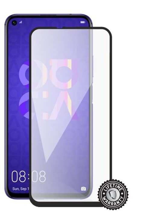 Screenshield ochrana displeje Tempered Glass pro Huawei Nova 5T, Full Cover, černá_566875017