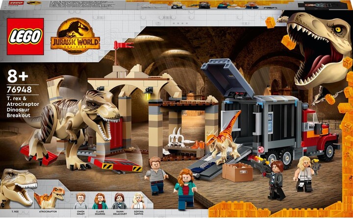 LEGO® Jurassic World™ 76948 Útěk T-rexe a atrociraptora_99146861