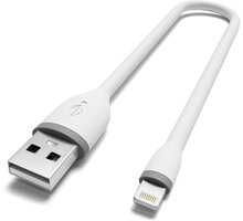 Satechi flexibilní kabel USB-A - Lightning, MFI, 0.25m, bílá_1600860978