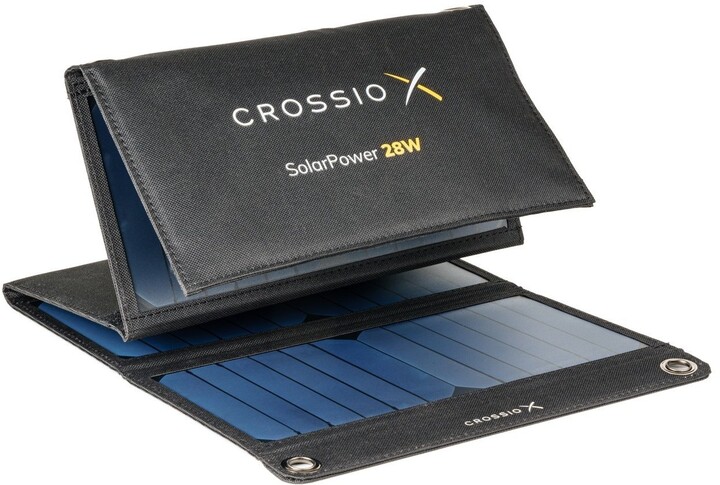 CROSSIO solární panel SolarPower 28W 2.0, 1x USB-A, 1x USB-C_588971949