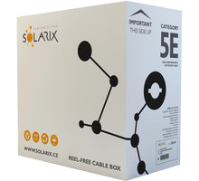 Solarix Kabel UTP PE drát c5e venkovní 305m_863811864