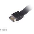 Akasa PCI bracket na 3x USB 3.1, 2x USB Type-A, 1x USB Type-C (AK-CBUB52-50BK)_1435720069