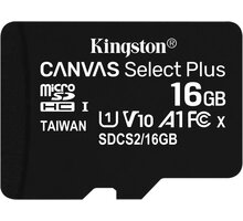 Kingston Micro SDHC Canvas Select Plus 16GB 100MB/s UHS-I_2145074662